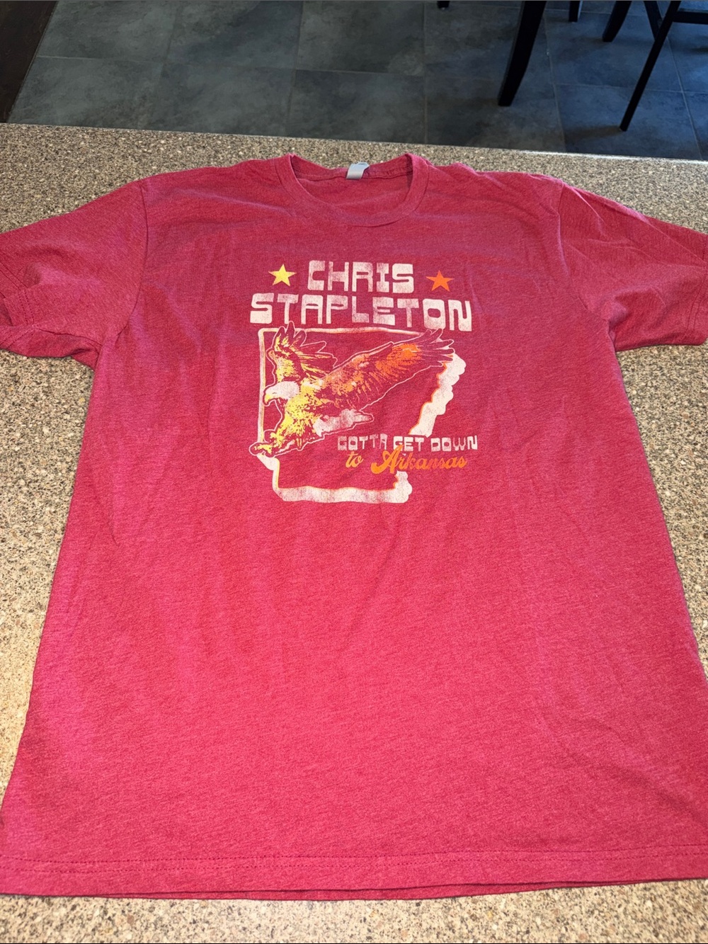 Chris Stapleton Red Short Sleeve Tee